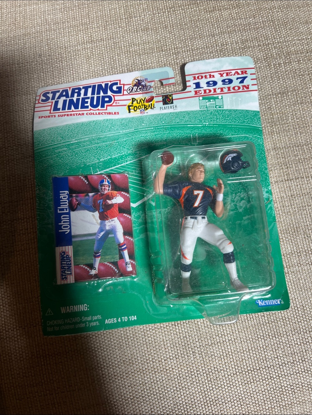 Starting Lineup John Elway. 1997 new.